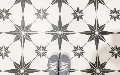 How to Stencil a Floor + GIVEAWAY