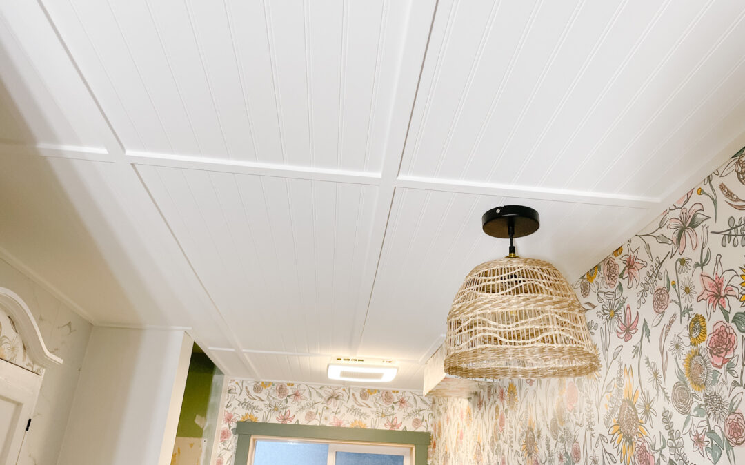 How to Cover Drywall Ceilings: Budget + DIY Friendly!