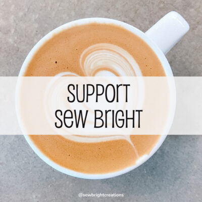 Buy me a coffee | Sew Bright Creations
