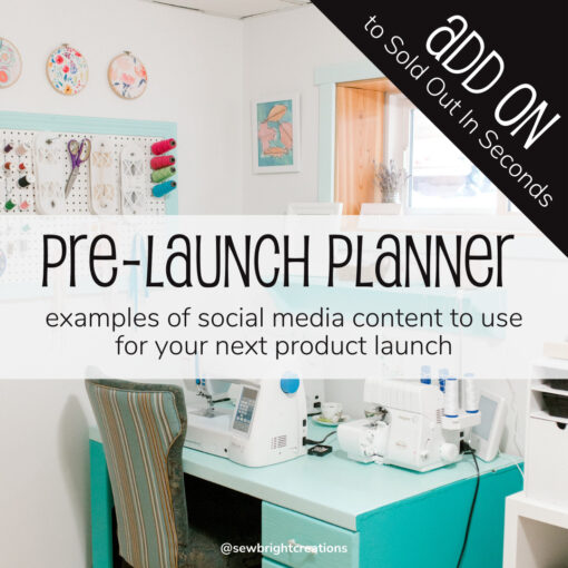 pre launch planner sold out in seconds sew bright creations