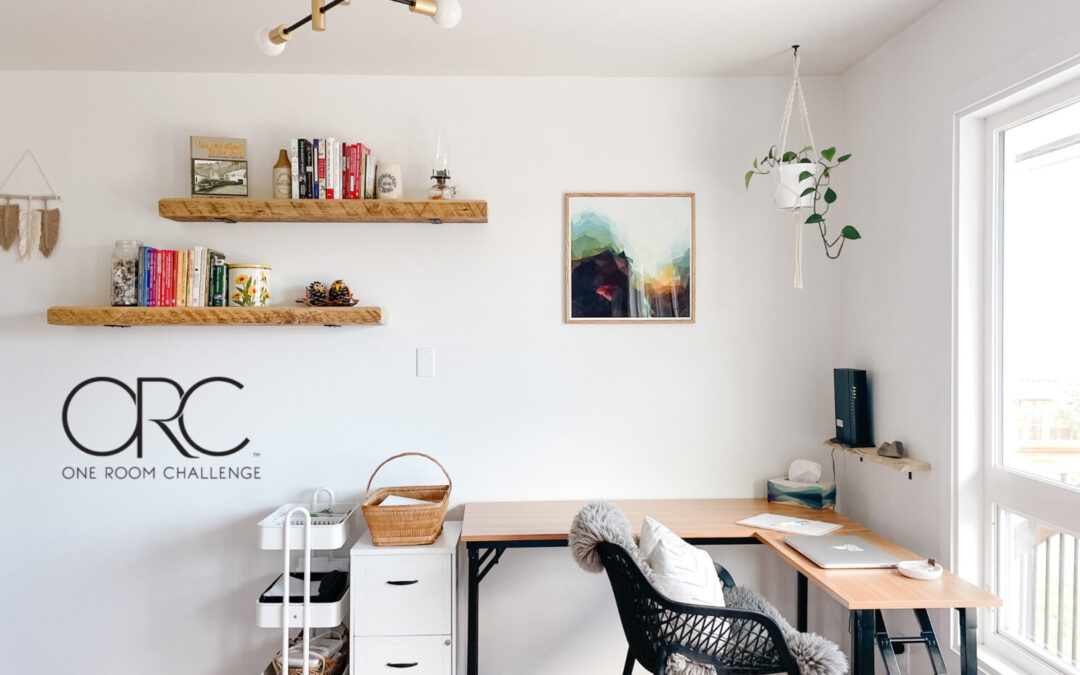 How I renovated my office for under $400 – One Room Challenge