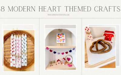 Modern Heart Themed Crafts for Adults